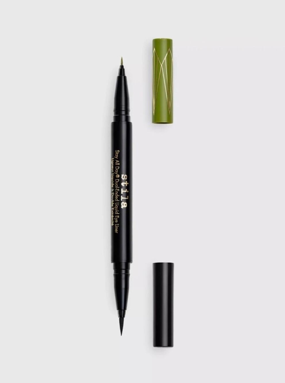 Stila Stay All Day Dual-Ended Waterproof Liquid Eye Liner Mojito/ Intense Blk
